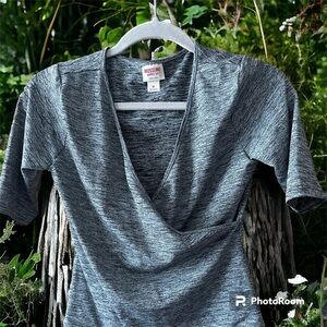 Mission Supply Co size medium Gray black bodysuit excellent